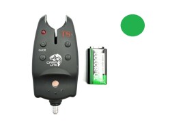 Сигналізатор клювання Carp Line TS TLI-07 з кроною, прогумований, зелений