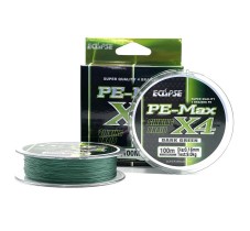 Риболовний шнур ECLIPSE X4 Strong-PE Dark Green 100 m