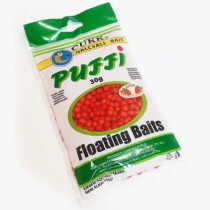 Повітряне тісто Cukk Puffi 6 мм, 30 г, наживка для риболовлі (Полуниця)