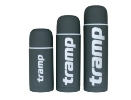 Термос Tramp Soft Touch 1,2 л TRC-108 Grey, надійний, нековзне покриття