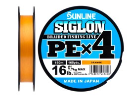 Риболовний шнур Sunline Siglon PE X4 — 150 м, #0.6, 0,132 мм, 10 lb / 4,5 кг