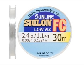 Волосінь флюорокарбон Sunline Basic Siglon 0,128 мм, 1,1 кг, 30 м