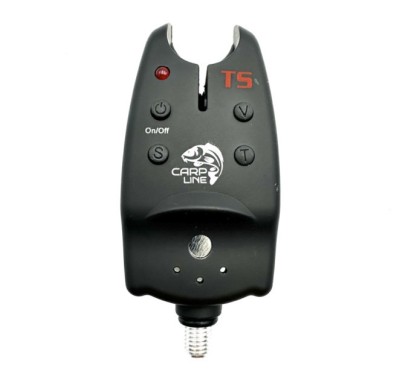 Сигналізатор клювання Carp Line TS TLI-07 з кроною, прогумований, синій - Зображення 2