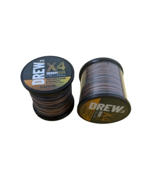 Риболовний шнур Drew Sapfir X4, 1000 м, 0.35 мм - Зображення 3