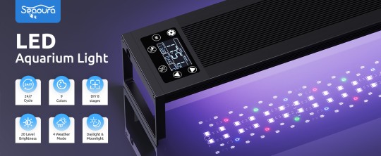 Fullgain Професійний LED світильник для акваріума 120-138 см( 84 Вт), програмований WRGB з таймером - Зображення 5
