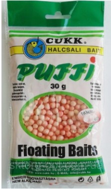 Cukk Повітряне тісто Cukk Puffi 6 мм, 30 г, наживка для риболовлі (Часник) - Зображення 1