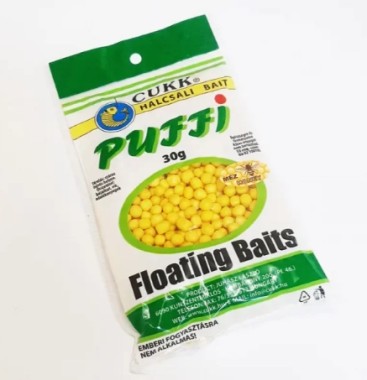 Cukk Повітряне тісто Cukk Puffi 6 мм, 30 г, наживка для риболовлі (Мед) - Зображення 1