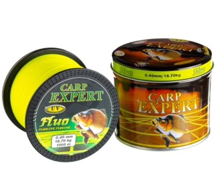Carp Expert Волосінь коропова Carp Expert UV Fluo Yellow 0,4 мм, 18,7 кг, 1000 м - Зображення 1