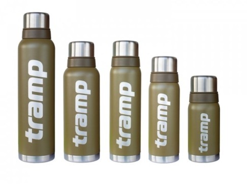 Tramp Термос Tramp Expedition Line 0.5 л, оливковий, міцний корпус, відмінна теплоізоляція - Зображення 1