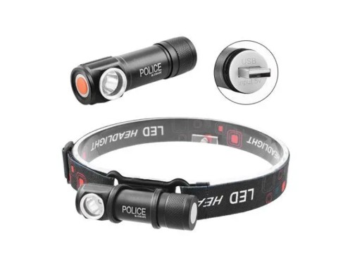 Dual Налобный фонарь bl-2155-xpe,  универсальный свет с магнитом и встроенным аккумулятором - Картинка 1