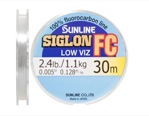 Sunline Волосінь флюорокарбон Sunline Basic Siglon 0,128 мм, 1,1 кг, 30 м - Зображення 1