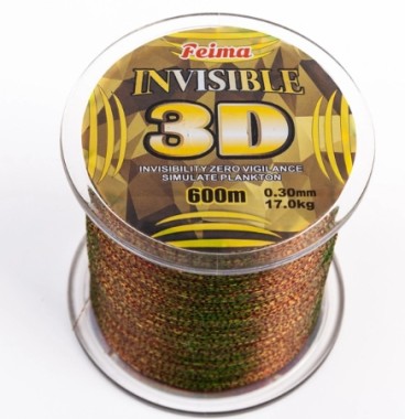 Feima Волосінь Feima 3D Invisible 0,20 мм, 10 кг, 300 м - Зображення 2
