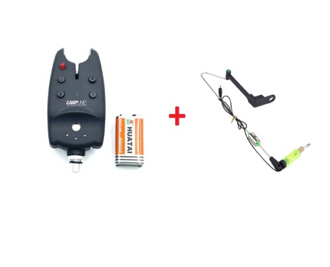 Feima Сигналізатор CarpLine з кроною + свінгер на штанзі (прогумований) - Зображення 2