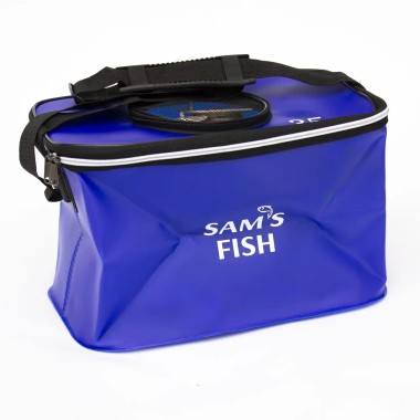 Breez Сумка Sams Fish синя для риболовлі 17.5 л, компактна, розмір 35x20x25 см - Зображення 4