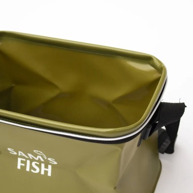 Breez Сумка Sams Fish зелена для риболовлі 11.4 л, компактна, розмір 30x20x19 см - Зображення 3