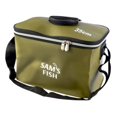 Breez Сумка Sams Fish зелена для риболовлі 11.4 л, компактна, розмір 30x20x19 см - Зображення 2