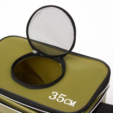 Breez Сумка Sams Fish зелена для риболовлі 17.5 л, компактна, розмір 35x20x25 см - Зображення 4